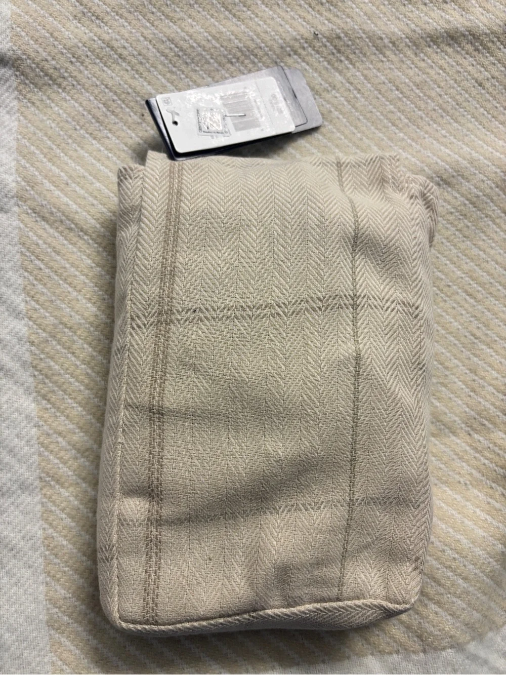 New Ralph Lauren Tyler Windowpane King Sham in 